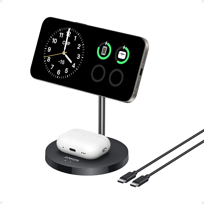 Anker MagSafe Charger Compatible with Anker MagGo 2-in-1 Charging Station