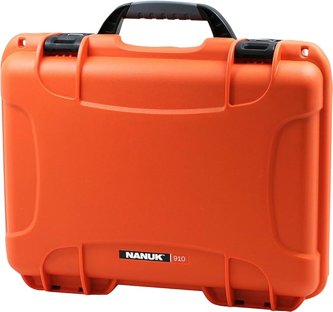 Nanuk 910 Waterproof Hard Case Empty - Orange