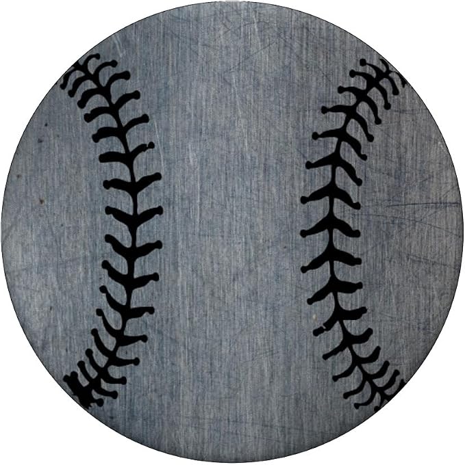 Baseball Scratched Design Phone Grip for Men and Boys PopSockets Adhesive PopGrip