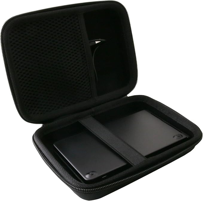 Hard Carrying Case for Samsers/iClever BK08 Foldable Bluetooth Keyboard (CASE ONLY) (Black)