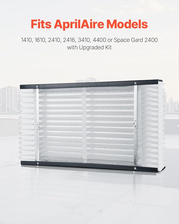 VEVOR 16x28x4 Furnace Air Filter, MERV 13 Pleated HVAC AC Replacement,