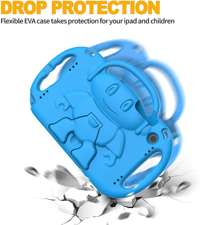 Kids Case for Samsung Galaxy Tab A11+ Plus/A9+ Plus 11 Inch Black | Shockproof Lightweight Protective Cover with Handle Stand and Adjustable Strap Fit for Galaxy Tab A11+ 2025/A9+ 2023