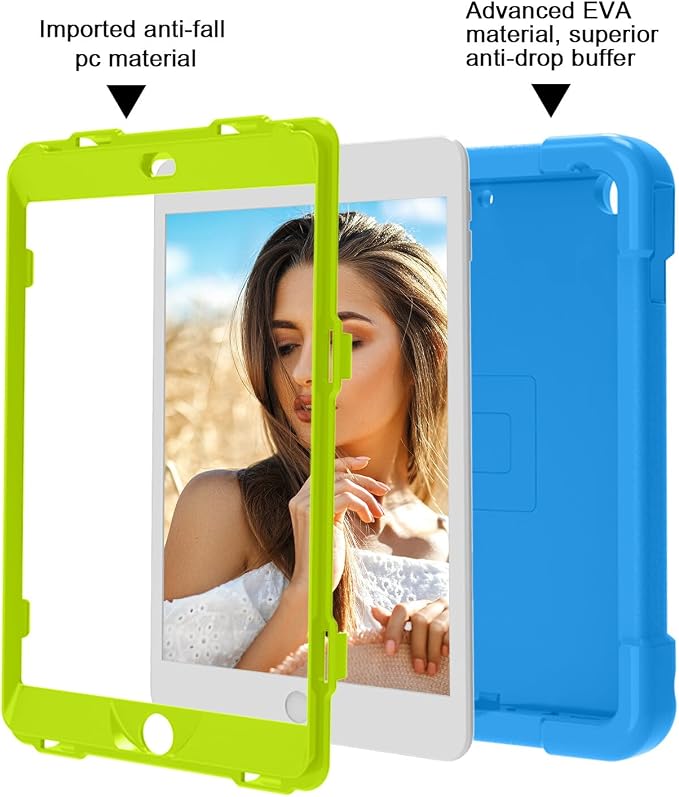 AKABEILA Compatible with Amazon Fire HD 8 2020/2022 Tablet Case，Rugged Kids Case with Stand Lightweight Shockproof Kids Friendly Tablet Cover Black