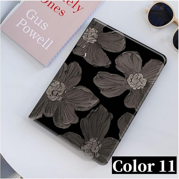 Flower Case for Xiaomi Redmi Pad 2 11 Case Flower Pattern Cute Floral Illustrated Printed Cover with Pencil HolderColor 5