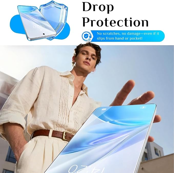 Tempered Glass Screen Protector for Samsung Galaxy S26 Plus 6.7'' | Easy Install Frame Auto-alignment 9H Hardness HD Clear Anti-Scratch Anti-fingerprint Bubble-free Case friendly 2 Pack