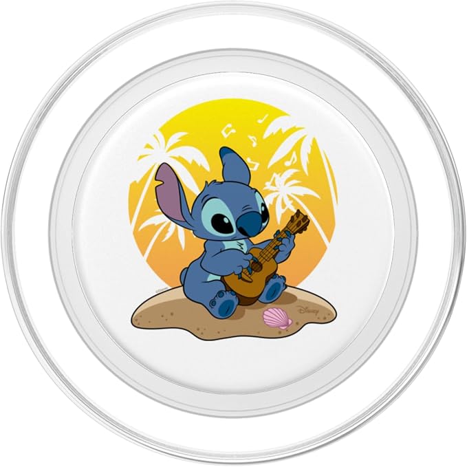 Lilo &amp Stitch - Stitch Summer Uke PopSockets Adhesive PopGrip