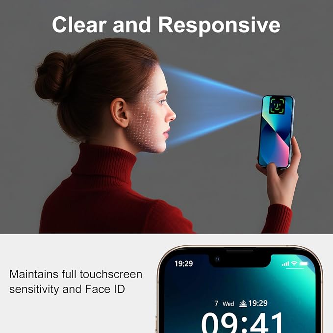 BossKiss for iPhone 11/iPhone XR Screen Protector TOP 9H Hardness Military Grade Shatterproof HD Tempered Glass Full Coverage Anti-Scratch Easy Installation Case Friendly 2 Pack