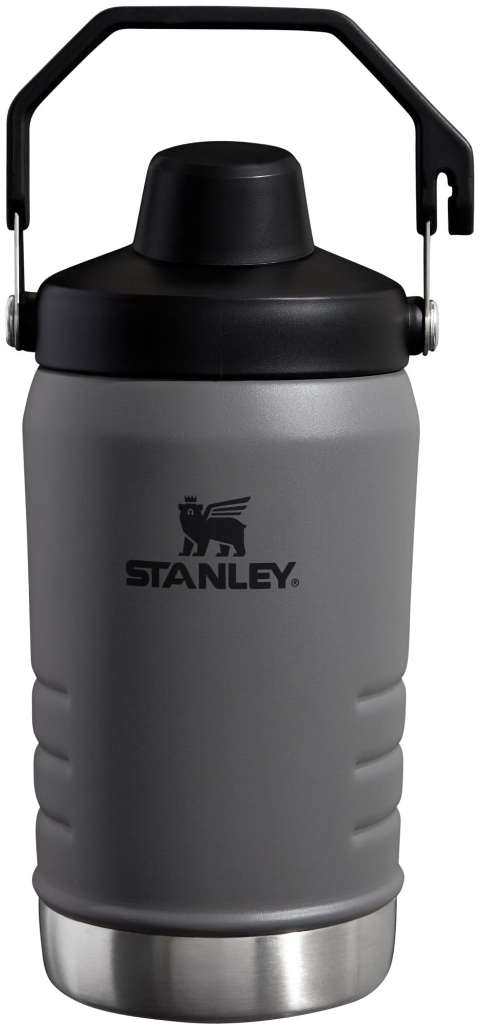 Stanley IceFlow Fast Flow Jug with Handle 40 oz | Twist On Angled Spout Lid | Leakproof for Travel and Sports | Insulated Stainless Steel | BPA-Free | Charcoal