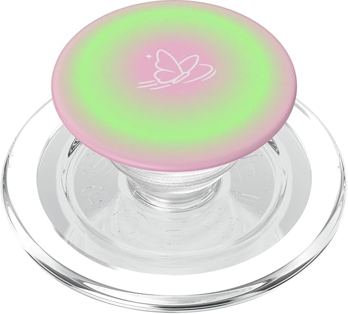 PopSockets Phone Grip - Aura Butterfly PopSockets PopWallet for MagSafe