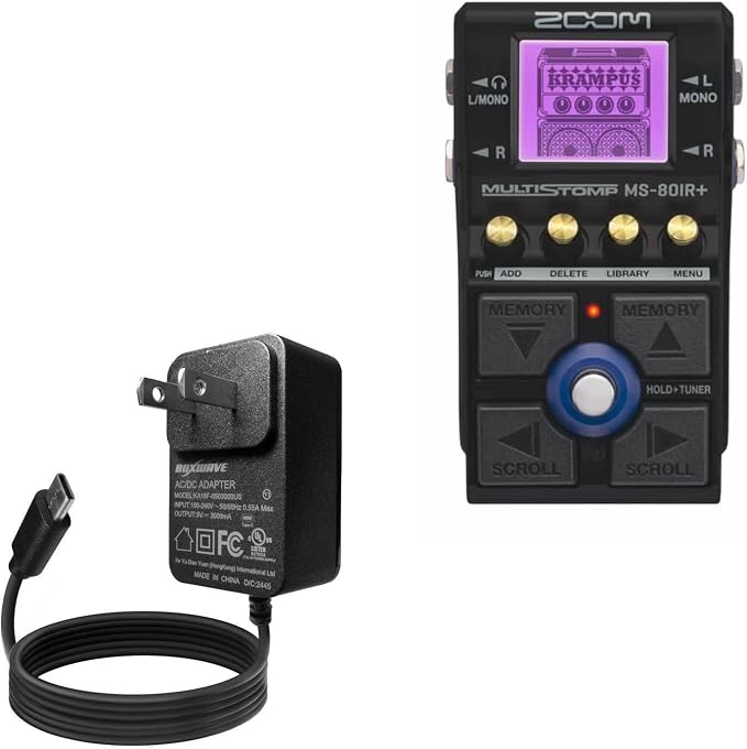 BoxWave Charger Compatible with Zoom MS-80IR+ - Wall Charger Direct (15W) Rapid Charge Your Device with Built-in 3ft Cable