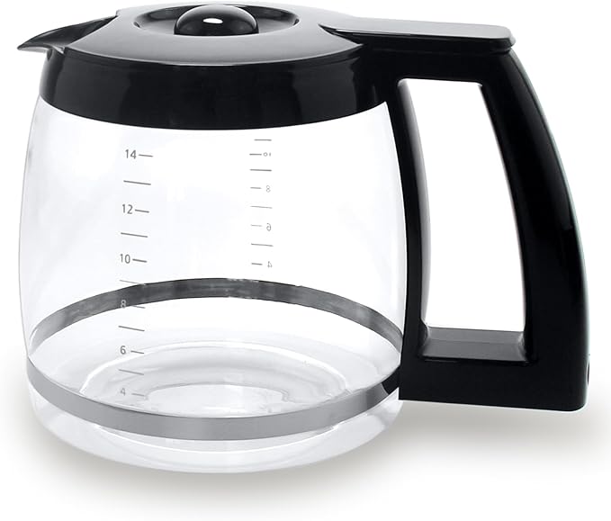 14 Cup Glass Coffee Carafe Replacement for Cuisinart Coffeemaker