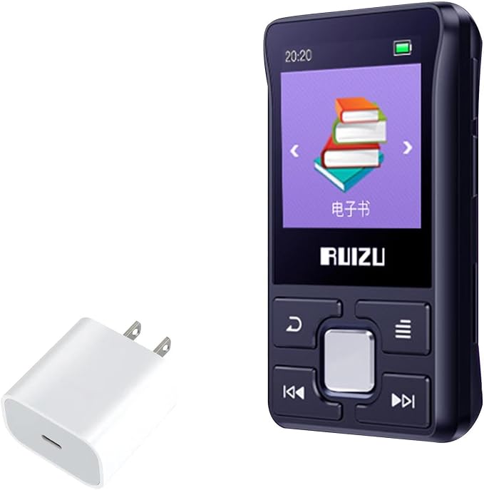 BoxWave Charger Compatible with RUIZU X55 - PD GAN miniCube (30W) 30W Tiny PD GAN Type-C Wall Charger - Winter White