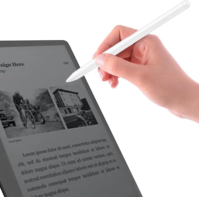 Stylus Pen Replacement for Kindle Scribe4096 Pressure SensitivityMagnet Adsorption Pen for Digital WritingDrawing Replacement for Kindle Scribe Pen(Black)