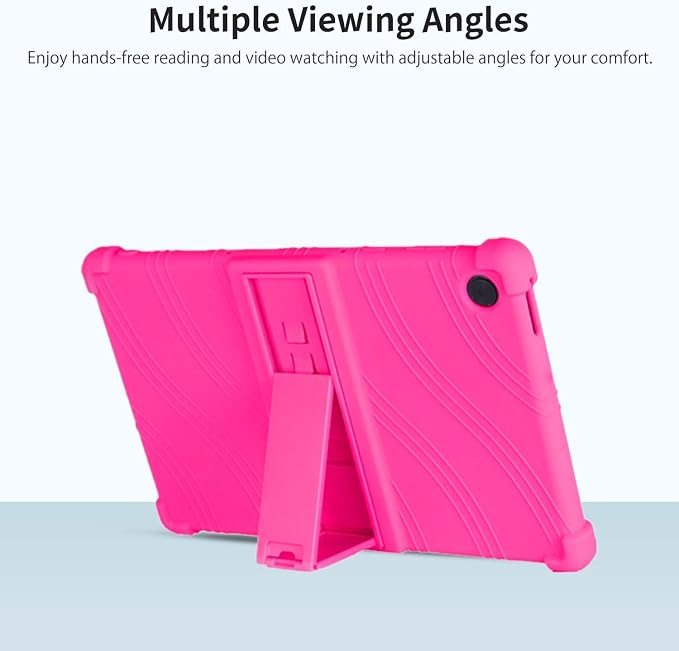 Case for T-Mobile Revvl Tab 2 10.1-InchCompatible with T-Mobile Revvl Tab 2 Android Tablet–Soft Silicone Protective Cover with Kickstand Shockproof Drop-Resistant Business-Style Stand(Black)