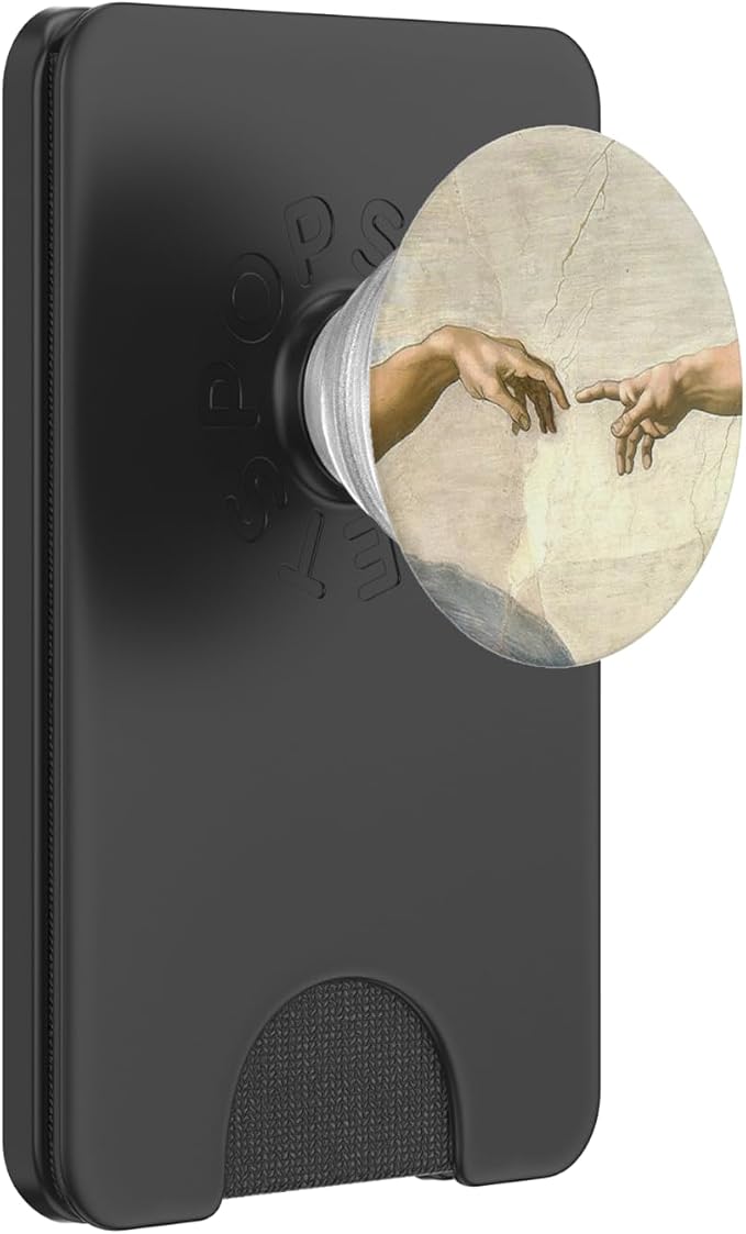 Creation of Adam Michelangelo Buonarroti Painting Art Pop PopSockets Adhesive PopGrip