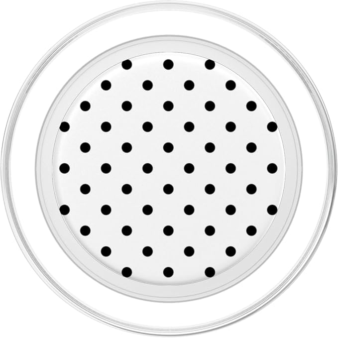Polka Dot Pattern White And Black Women Girls Polka Dots PopSockets PopWallet for MagSafe