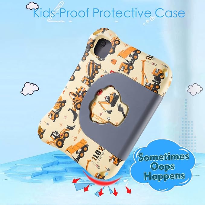 Dinosaur REVVL Tab 5G 2023 10.36 inch Case for Kid Boy Light EVA Kids Friendly Tablet Cover with Handle Kickstand Kid-Pro Shockproof Full Cover Boy's Gift (KL)
