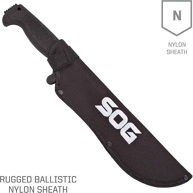 SOGfari 10 in. Machete, Kraton, Tanto Plain