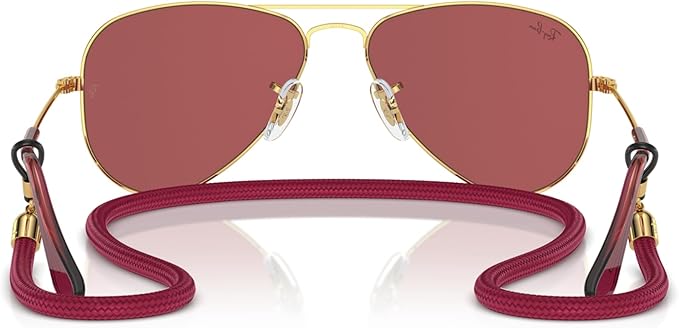 Ray-Ban Junior Kids' Rj9506s Metal Aviator Sunglasses