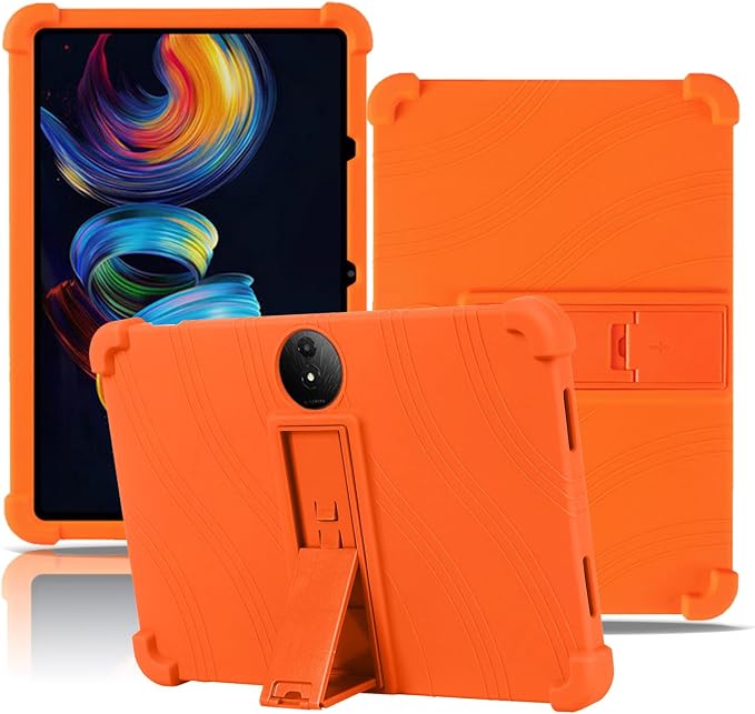 Case for TCL NXTPAPER 11 Plus Tablet 11.5inchNOUKAJU Tablet Protection CaseAdjustable BracketSoft SiliconeSilicone Protection Cover for TCL NXTPAPER 11 Plus(Blue)