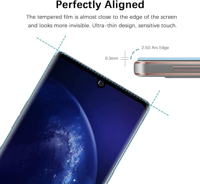 [ 3 Pack for LG Velvet/LG Velvet 5G Screen Protector Tempered Glass HD Clear Scratch Resistant Bubble Free Anti-Fingerprints 9H Hardness