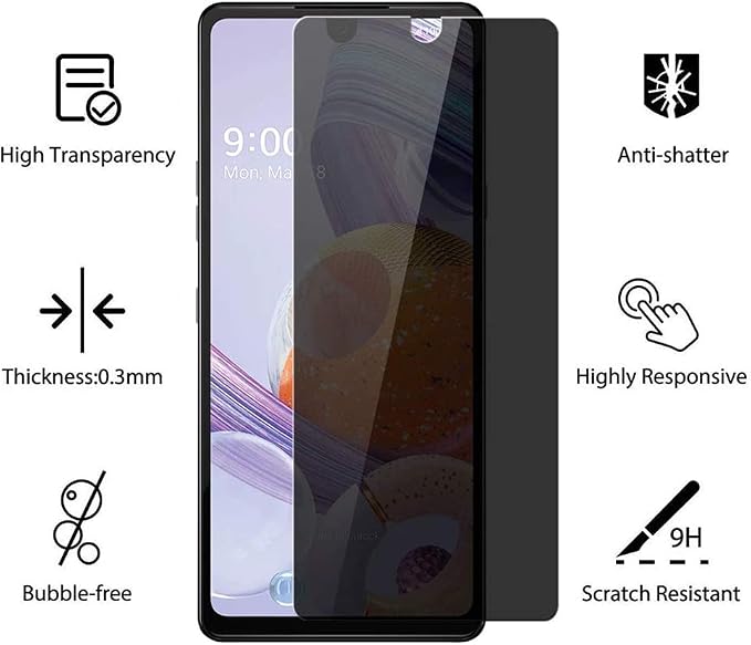 [4 Packs] for Google Pixel 10 Pro Fold Privacy Screen Protector [2 Packs] + Camera Lens Protector [2 Packs] Anti-Spy 9H Hardness Anti-Scratch Tempered Glass for Google Pixel 10 Pro Fold