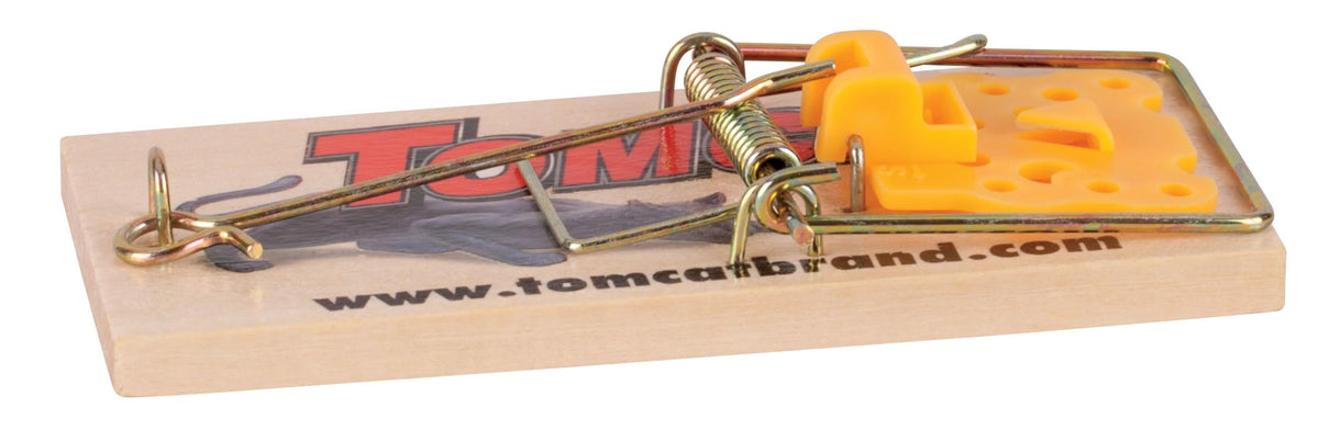 Tomcat Mouse Traps (Wooden), Easy to Use, Effective Way to Catch Mice, 24-Pack