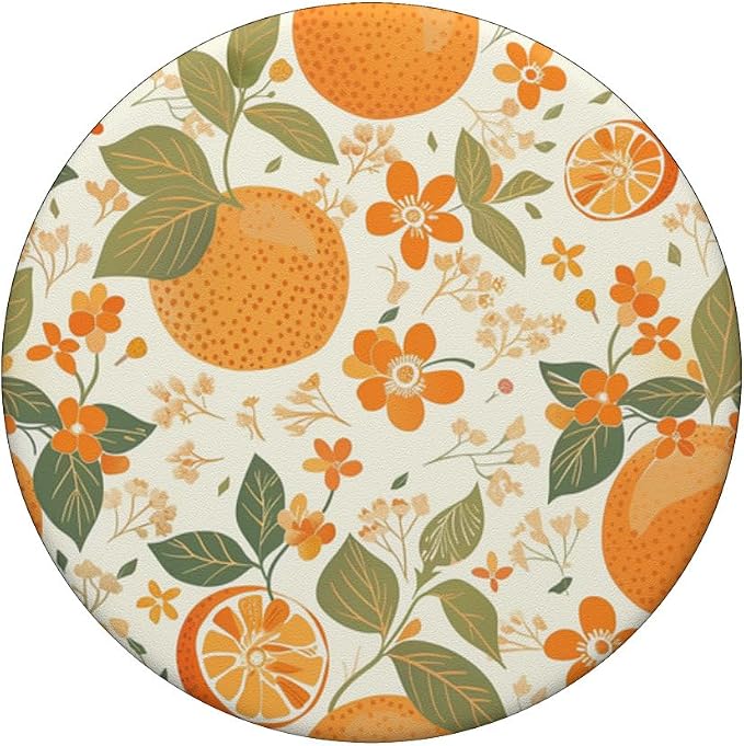 Orange Fruit PopSockets PopGrip for MagSafe