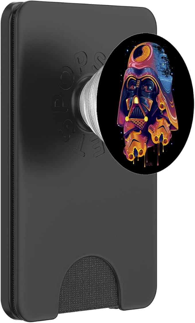Star Wars Darth Vader Trooper Helmets Psychedelic Drip PopSockets Adhesive PopGrip