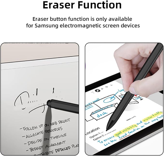 HAOZEE EMR Stylus Compatible with Remarkable 2 Pen with Eraser | 4096 Pressure Level Sensitivity Palm Recognition Digital Pen Marker Plus Compatible Kindle Scribe Tablet Pen
