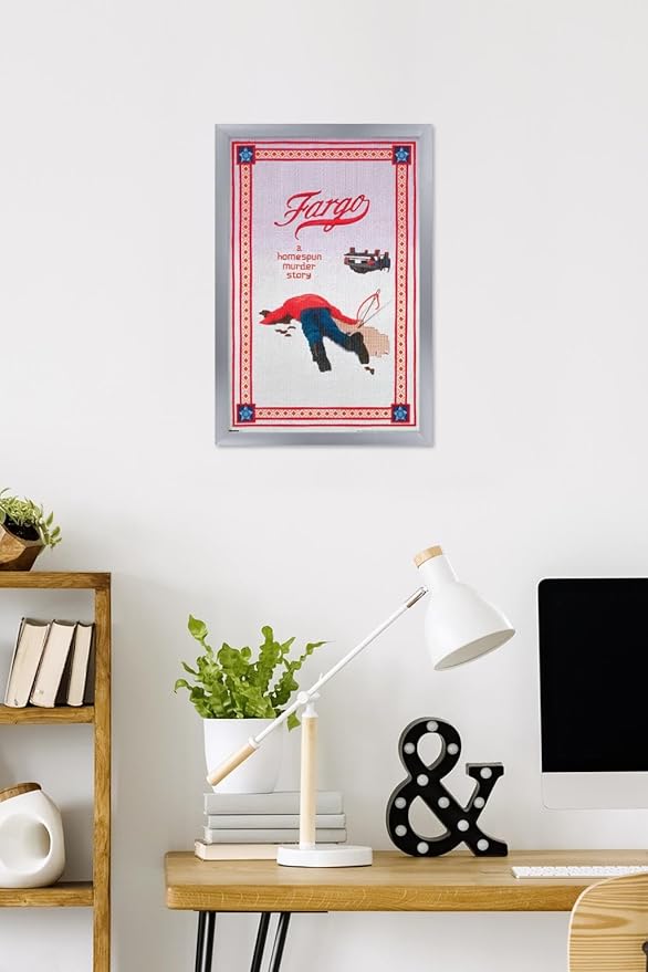 Fargo (1996) - One Sheet Wall Poster, 22.4L" x 14.7W", Silver Framed Version