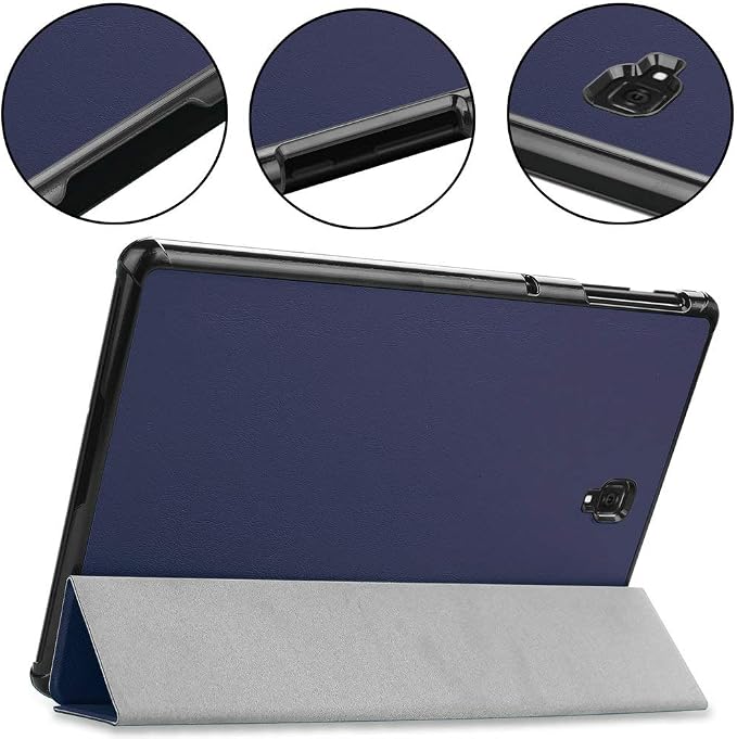 Kepuch Custer Case for Samsung Galaxy Tab S4 10.5 T830 T835 T837 PU Leather Case Cover for Samsung Galaxy Tab S4 10.5 T830 T835 T837 - Black