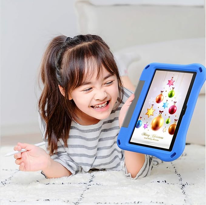10 inch Tablet Case for kids(Compatible with 13th/11th Gen 2023/2021) (Incompatible with iPad Samsung 10 inch Tablet)Light Weight Shock Proof Convertible Handle Stand Kids Case (A-Light Blue)