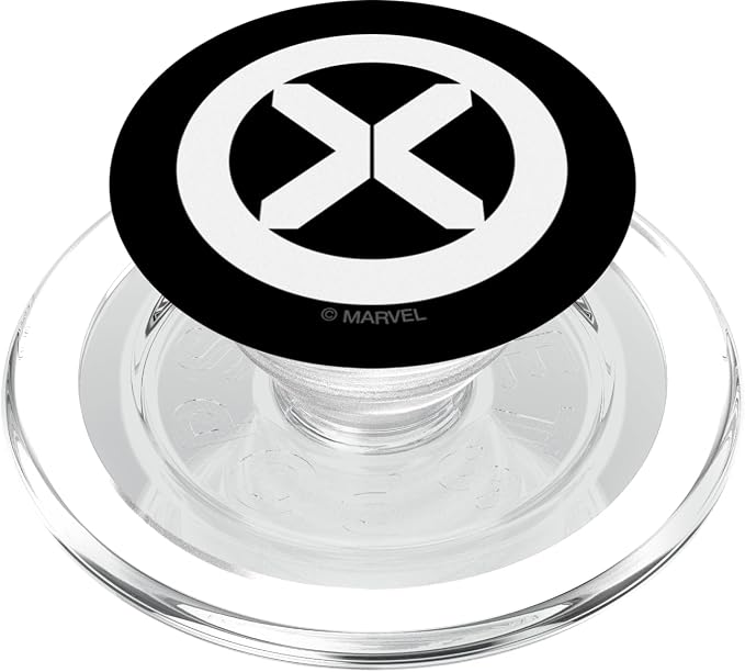 Marvel X-Men House of X Power of X Logo in White PopSockets Adhesive PopGrip