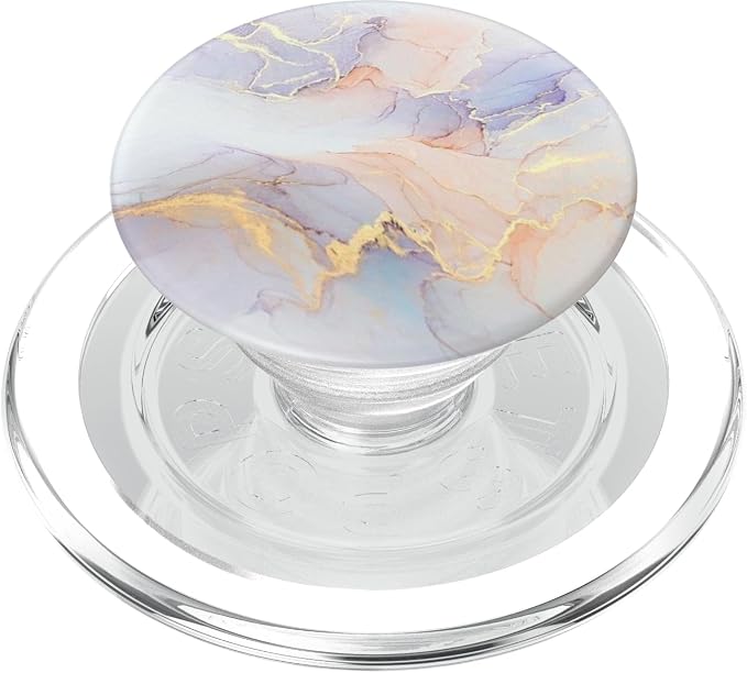 Marble-Like Pink with Purple and Gold Colors PopSockets Adhesive PopGrip