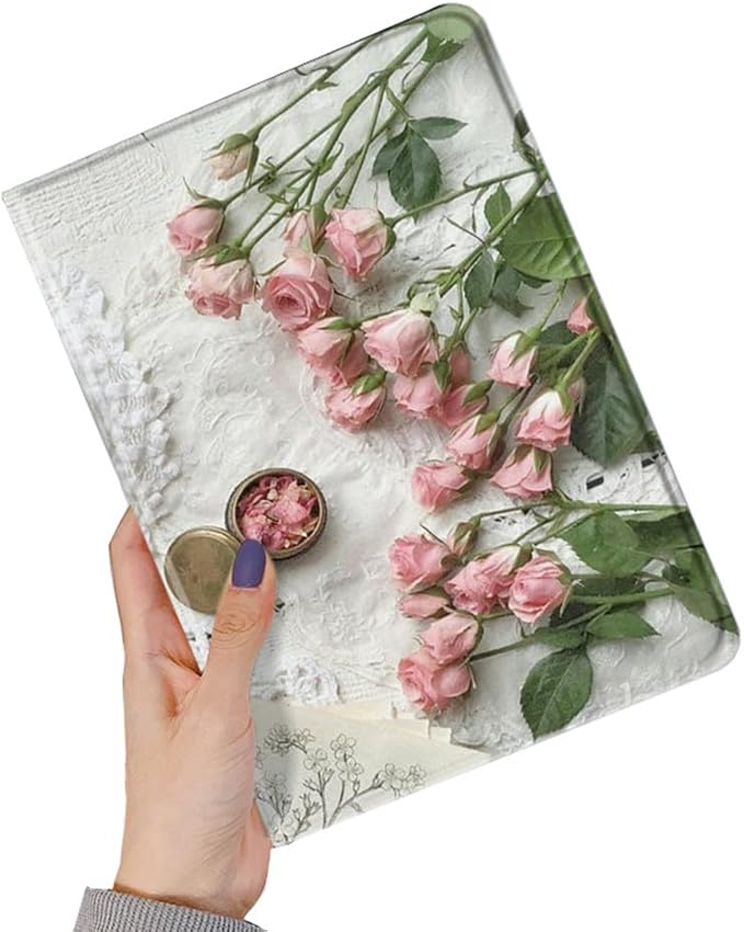 Flower Case for Xiaomi Redmi Pad 2 11 Case Flower Pattern Cute Floral Illustrated Printed Cover with Pencil HolderColor 5