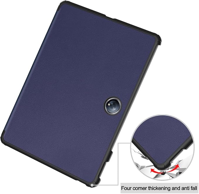 Kepuch Custer Case Compatible for Oppo Pad 3 Pro/Oneplus Pad 2/ Oneplus Pad ProUltra-Thin PU-Leather Hard Shell Cover - Black