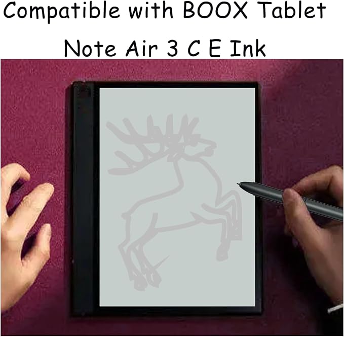Stylus Pen for BOOX Tablet Compatible With Note Air 3 C E Ink 10.3 ePaper 4G 64G Paper (Black)