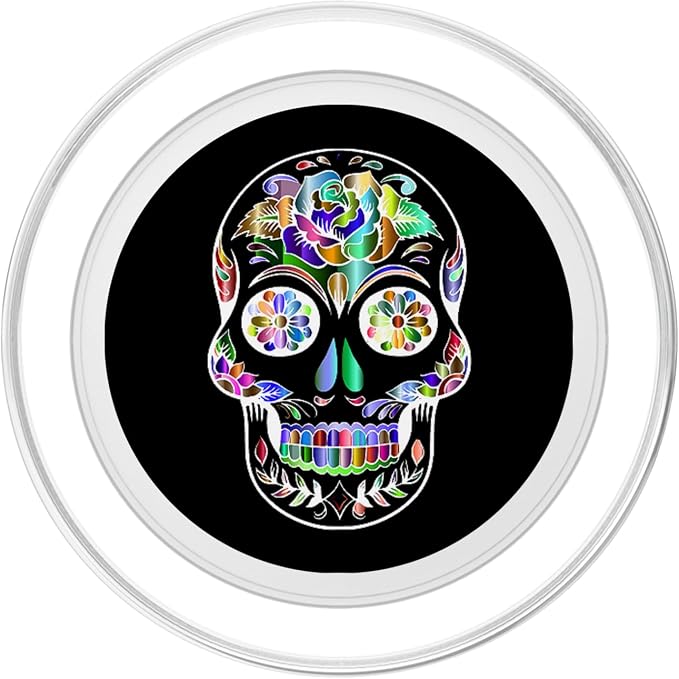 Dia De Los Muertos Pop Socket for Phone PopSockets Skull PopSockets Standard PopGrip