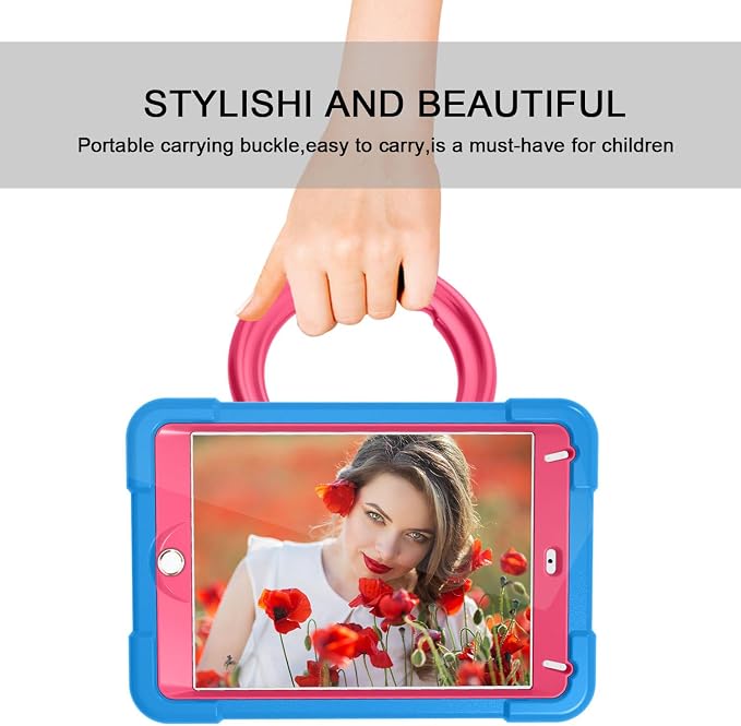 AKABEILA Compatible with Amazon Fire HD 8 2020/2022 Tablet Case，Rugged Kids Case with Stand Lightweight Shockproof Kids Friendly Tablet Cover Black