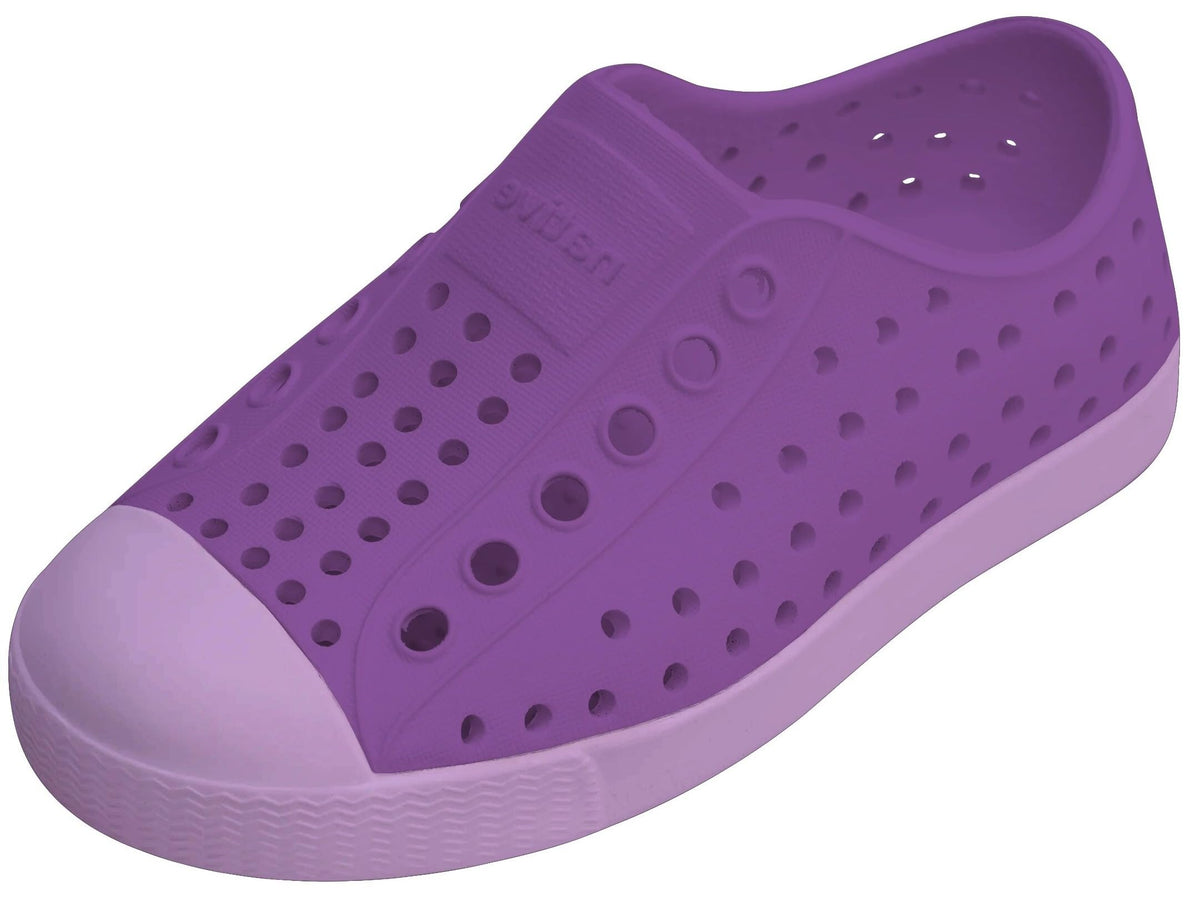 Native Shoes Unisex-Kids Jefferson Sneakers, Gossip Purple/Lavender Purple, 4 Toddler