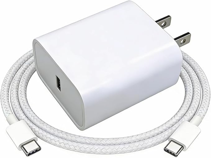 20W Mobile Fast Charging Phone Charger Fast Charging Cable 6FT Compatible with Apple iPhone 17 air/ 16/15 pro max/Plus Long USB C to USB-C Charger 6 feet for iPhone air/17/16/15.