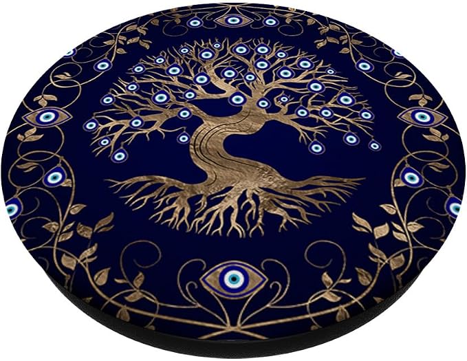 Tree of Life Evil Eye Ornament PopSockets Adhesive PopGrip