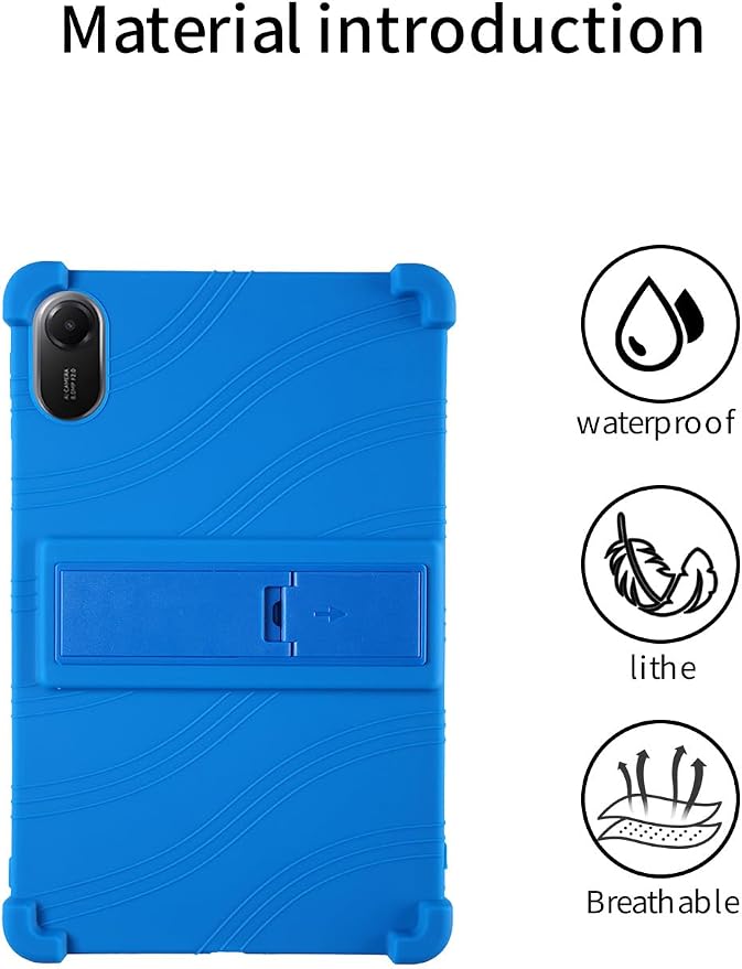 for Xiaomi Redmi Pad 2 Tablet 11 inch Tablet CaseBOVUGAC Soft Silicone Adjustable Stand Shockproof Kids Friendly for Redmi Pad 2 11 Tablet(Black)