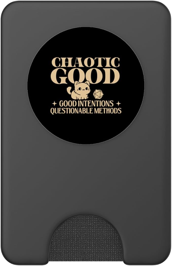 Chaotic Good - RPG Tabletop Games D20 Tabletop PopSockets Adhesive PopGrip
