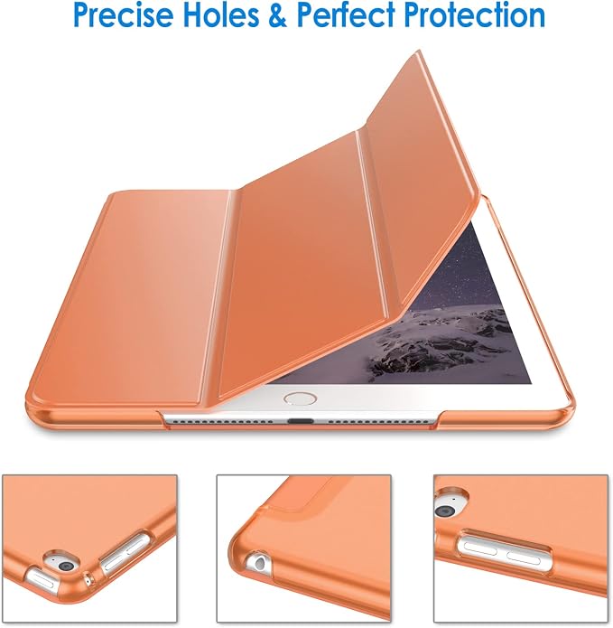 JETech Case for iPad Air 2 (2nd Generation) Smart Cover Auto Wake/Sleep (Blue)