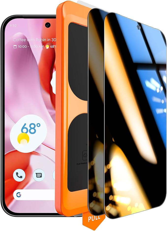 TOCOL for Pixel 2026 Screen Protector Clear | Easy Installation Bubble-Free 9H+ Tempered Glass 11FT Military Grade Shatterproof Anti-Scratch Case Friendly HD 2 Pack
