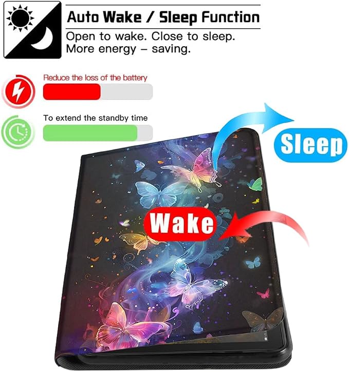 Case for Amazon Kindle Fire HD 10 &amp 10 Plus Tablet(Fit for 10.1 13th/11th Generation 2023/2021 Release)Ultra Slim Multi-Angle Viewing Auto Wake/SleepAstral Cat