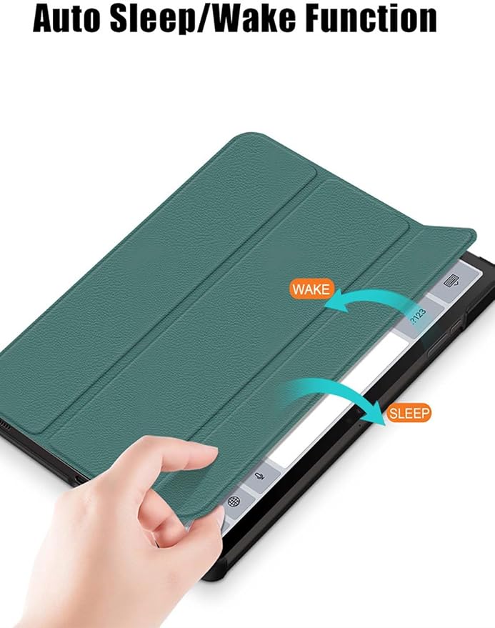 Case for Samsung Galaxy Tab S12 Ultra Tablet 14.6inchNOUKAJU Tablet Protection Case with Pen SlotBracket FunctionDrop-ResistantProtection Cover for Samsung Galaxy Tab S11 Ultra(Green)