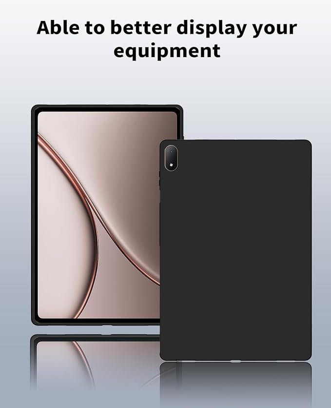 Case for OnePlus Pad 4NOUKAJU Tablet Protection CaseClear Soft Flexible TPUProtection Cover for OnePlus Pad 4 Tablet 13.2inch(Black)
